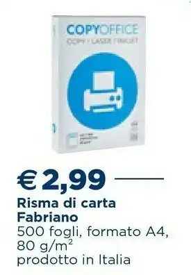 Esselunga Fabriano Fabriano Risma Di Carta offerta