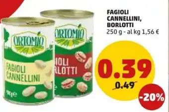 Ortomio Cannellini, Borlotti 250 g