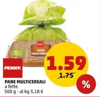 PENNY Penny Pane Multicereali a fette 500 g offerta