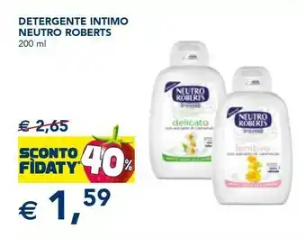 Esselunga Neutro Roberts Neutro Roberts Detergente Intimo offerta