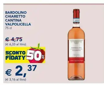 Esselunga Cantina valpolicella negrar Bardolino 750 G(ml) offerta