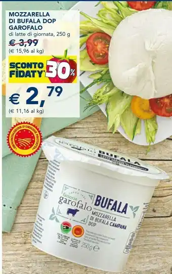 Esselunga Garofalo Garofalo Mozzarella Di Bufala Dop Di Latte Di Giornata offerta