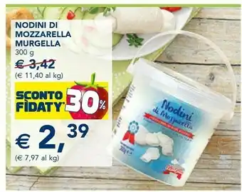Esselunga Murgella Mozzarella offerta
