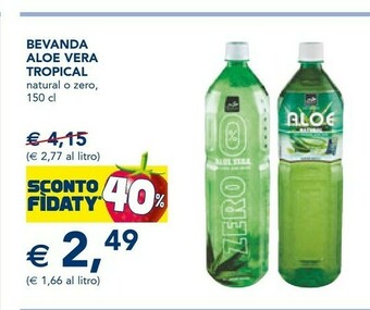 Esselunga Tropical Aloe Vera Zero 1500 G(ml) offerta