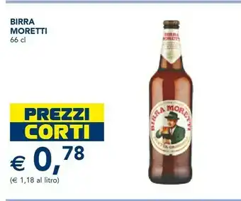Esselunga Birra Moretti offerta