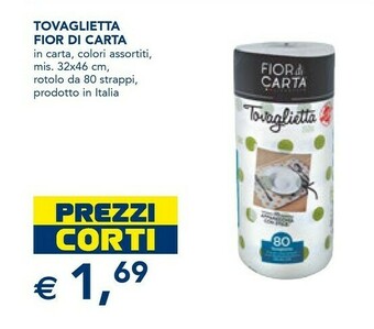 Esselunga Fior Di Carta Tovaglietta offerta