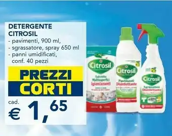 Esselunga Citrosil Detergente Pavimenti offerta