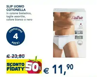 Esselunga Slip Uomo Cotonella offerta