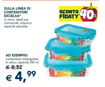Esselunga Excelsa Excelsa Linea Di Contenitori offerta