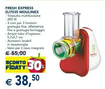 Esselunga Moulinex Fresh Express Dj7535 offerta