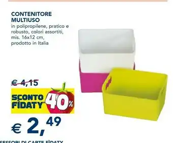 Esselunga Contenitore Multiuso offerta