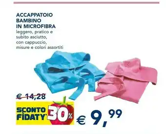 Accappatoio Bambino In Microfibra