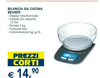 Esselunga Beurer Bilancia Da Cucina offerta