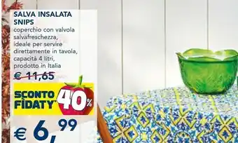 Esselunga Snips Salva Insalata 4L offerta