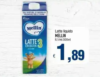 Famila Mellin Latte Liquido offerta