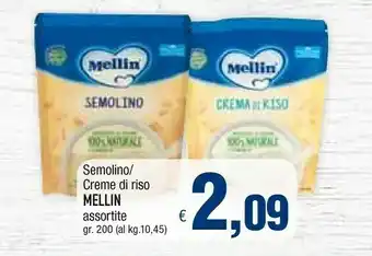 Famila Mellin Semolino/ Creme Di Riso offerta