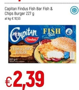 Famila Findus Fish Burger Capitan 227 G(ml) offerta