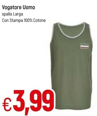 Vogatore Uomo Spalla Larga