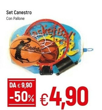 Famila Set Canestro Con Pallone offerta