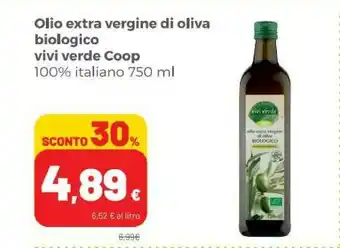 Coop Coop Olio Extra Vergine Di Oliva Vivi Verde offerta