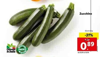 Lidl Zucchine offerta