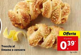 Lidl Treccia Al Limone E Zenzero offerta