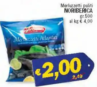 Ard Discount Noriberica Merluzzetti puliti gr.500 offerta