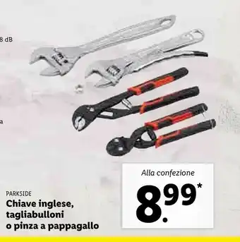 Parkside Chiave Inglese, Tagliabulloni O Pinza A Pappagallo