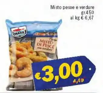Ard Discount Misto pesce e verdure gr.450 offerta