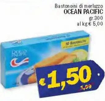 Ard Discount Ocean Pacific Bastoncini di merluzzo gr.300 offerta