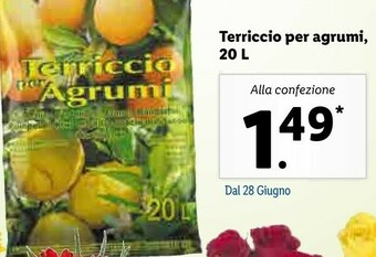 Lidl Terriccio Per Agrumi, 20 L offerta