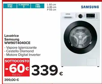 Carrefour Iper Lavatrice samsung offerta