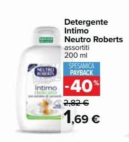 Carrefour Iper Detergente intimo neutro roberts offerta