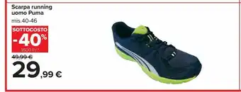 Carrefour Iper Scarpa running uomo puma offerta