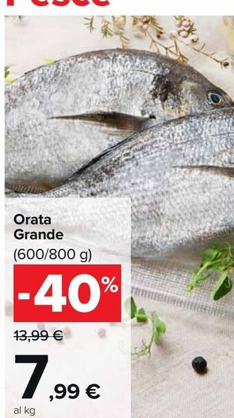 Carrefour Market Orata grande offerta