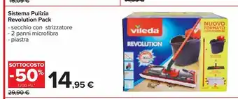 Carrefour Market Sistema pulizia revolution pack offerta