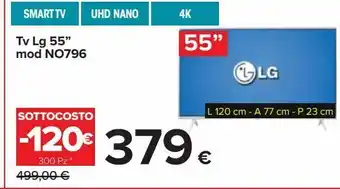 Tv lg 55"