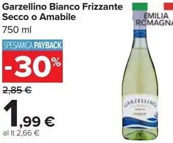 Carrefour Market Garzellino bianco o frizzante secco o amabile offerta