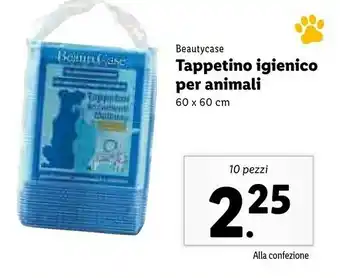 Lidl Beautycase Tappetino Igienico Per Animali offerta