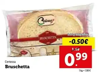 Lidl Certossa Bruschetta offerta