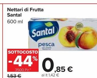 Carrefour Market Nettari di frutta santal offerta