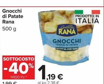 Carrefour Market Gnocchi di patate rana offerta