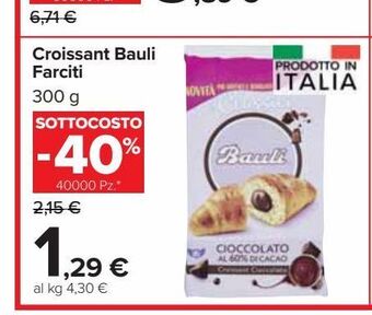 Carrefour Market Croissant bauli farciti offerta