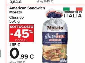 Carrefour Market American sandwich morato offerta