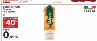 Carrefour Market Succhi di frutta skipper "gli intensi" offerta