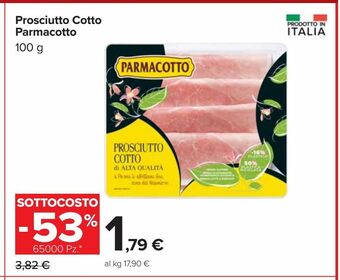 Prosciutto cotto parmacotto