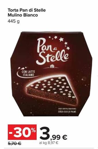 Carrefour Iper Torta pan di stelle mulino bianco offerta