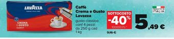 Carrefour Iper Caffè crema e gusto lavazza offerta