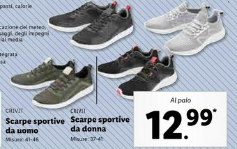 Lidl Crivit Scarpe Sportive Da Uomo offerta