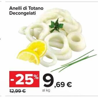 Carrefour Market Anelli di totano decongelati offerta